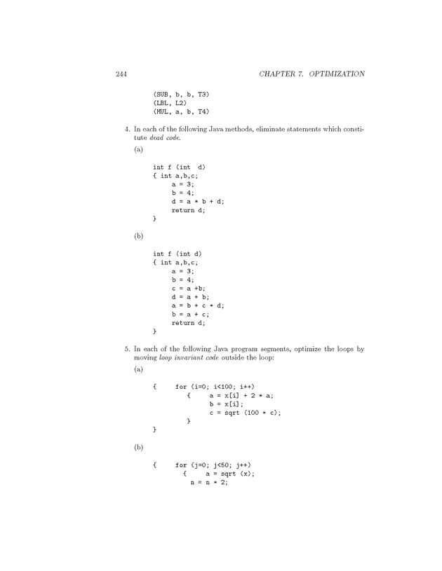 Compiler Design: Theory, Tools, and Examples - Page 244